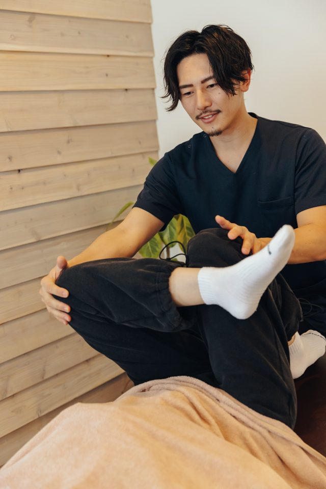 施術中